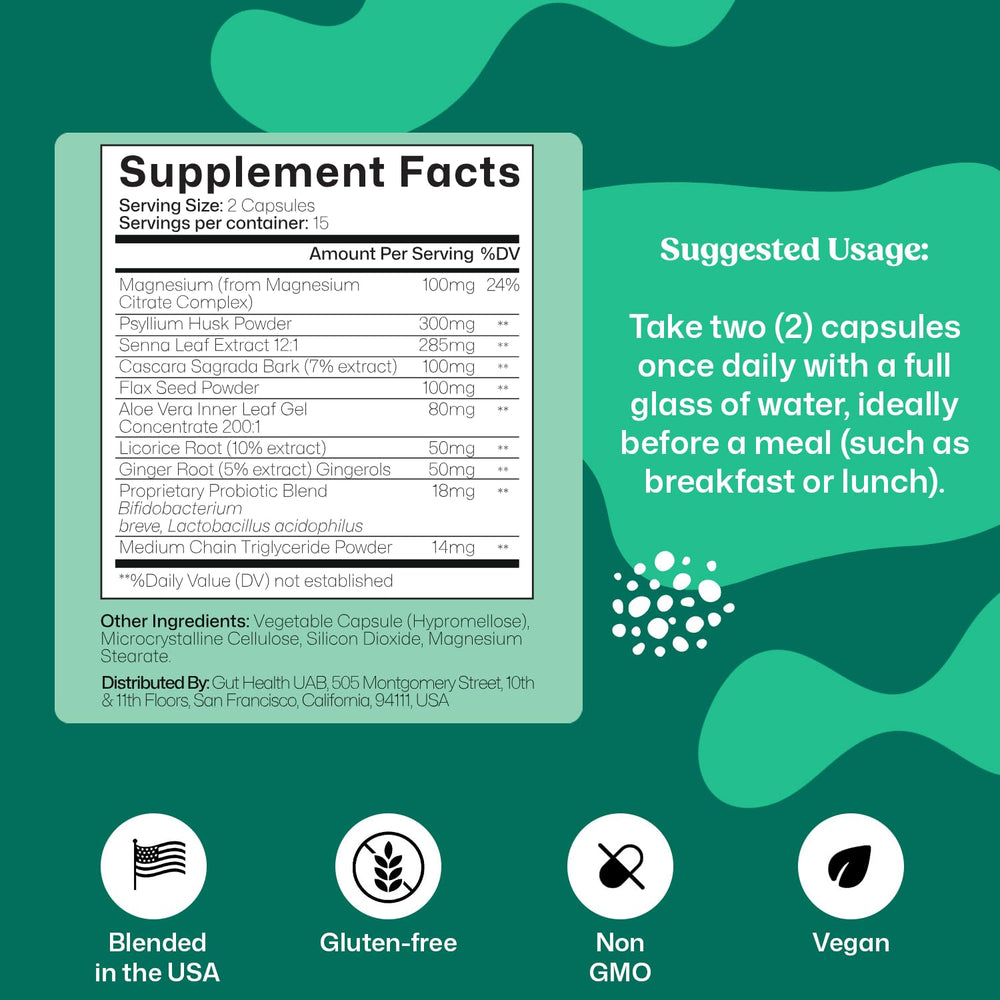 ColonBroom 15-day calendar visual reinforces a short-term cleanse plan.