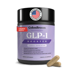 ColonBroom GLP-1 bottle pour for easy daily use and digestive support.