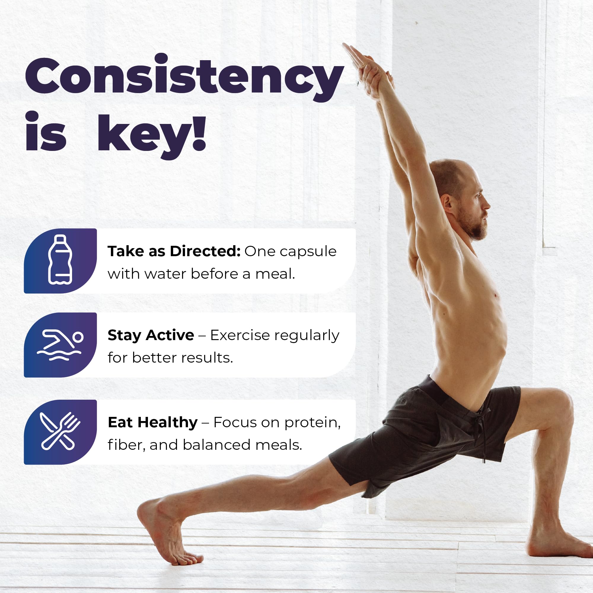 ColonBroom GLP-1 capsules with meal-friendly use for lifestyle balance.