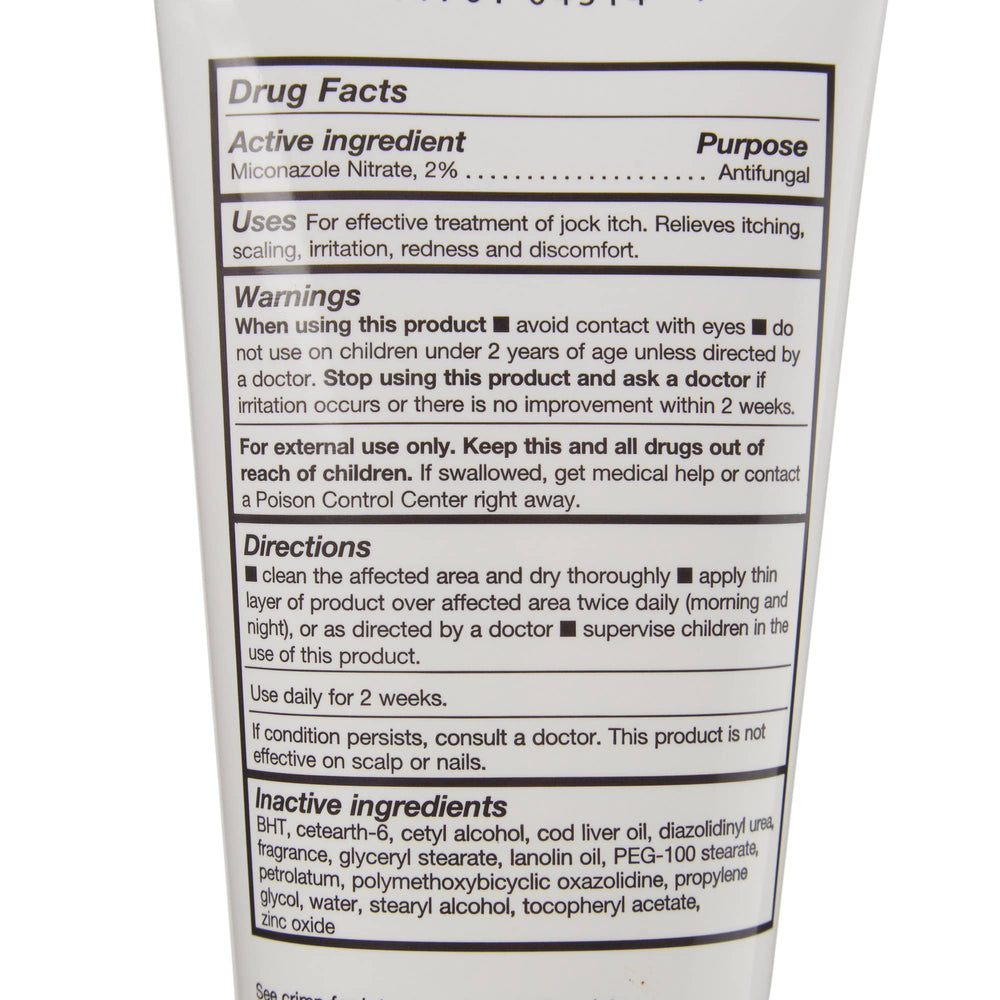 Coloplast BAZA antifungal cream packaging close-up showing 5 oz tube.