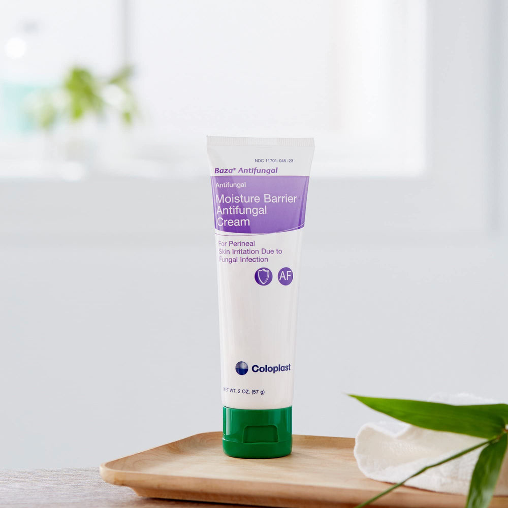 Coloplast Baza packaging and 2 oz tube design for easy dosing