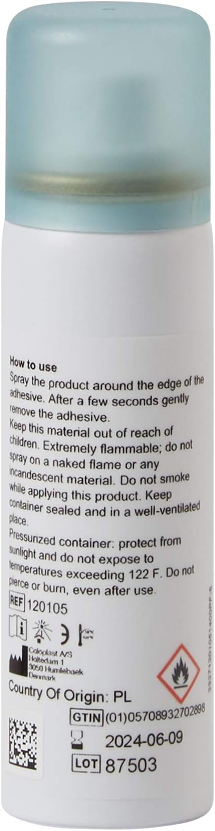 Coloplast Brava adhesive remover dries quickly after application