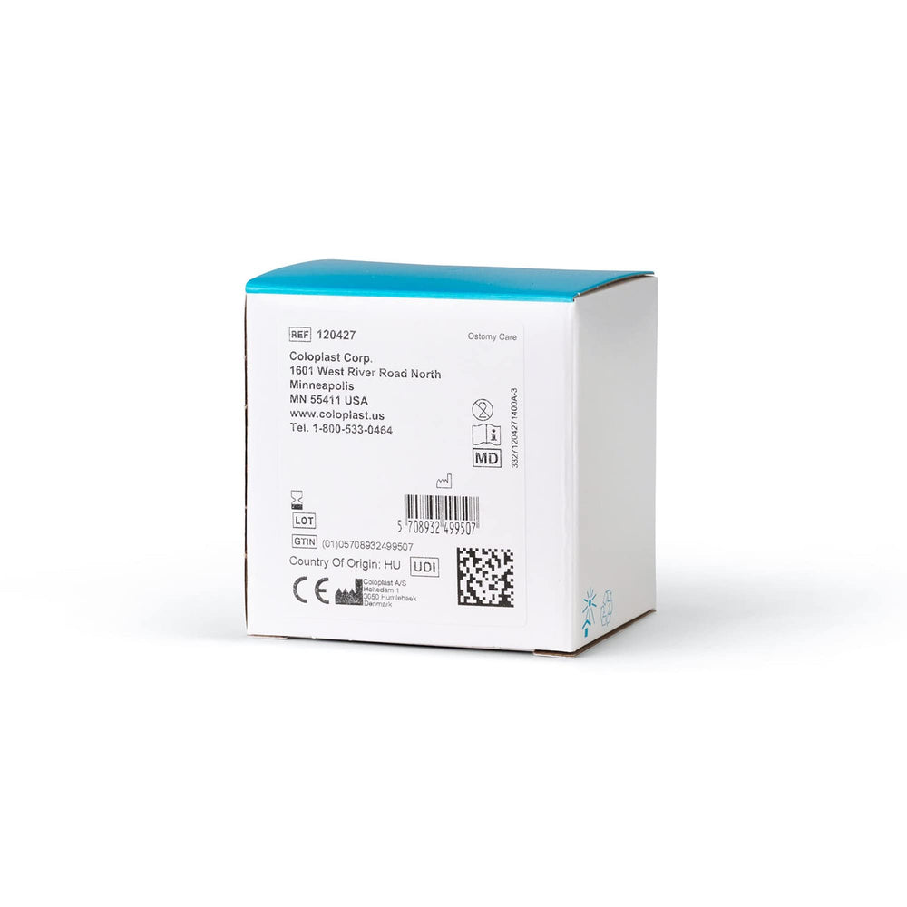 Coloplast Brava durable ring fills skin folds and scars for smoother pouching surfaces.