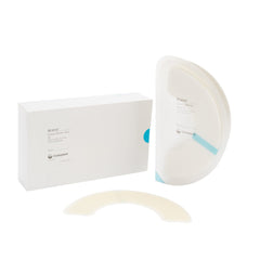 Coloplast Brava Elastic Barrier Strip XL closeup shows elastic adhesive for secure baseplate adhesion.