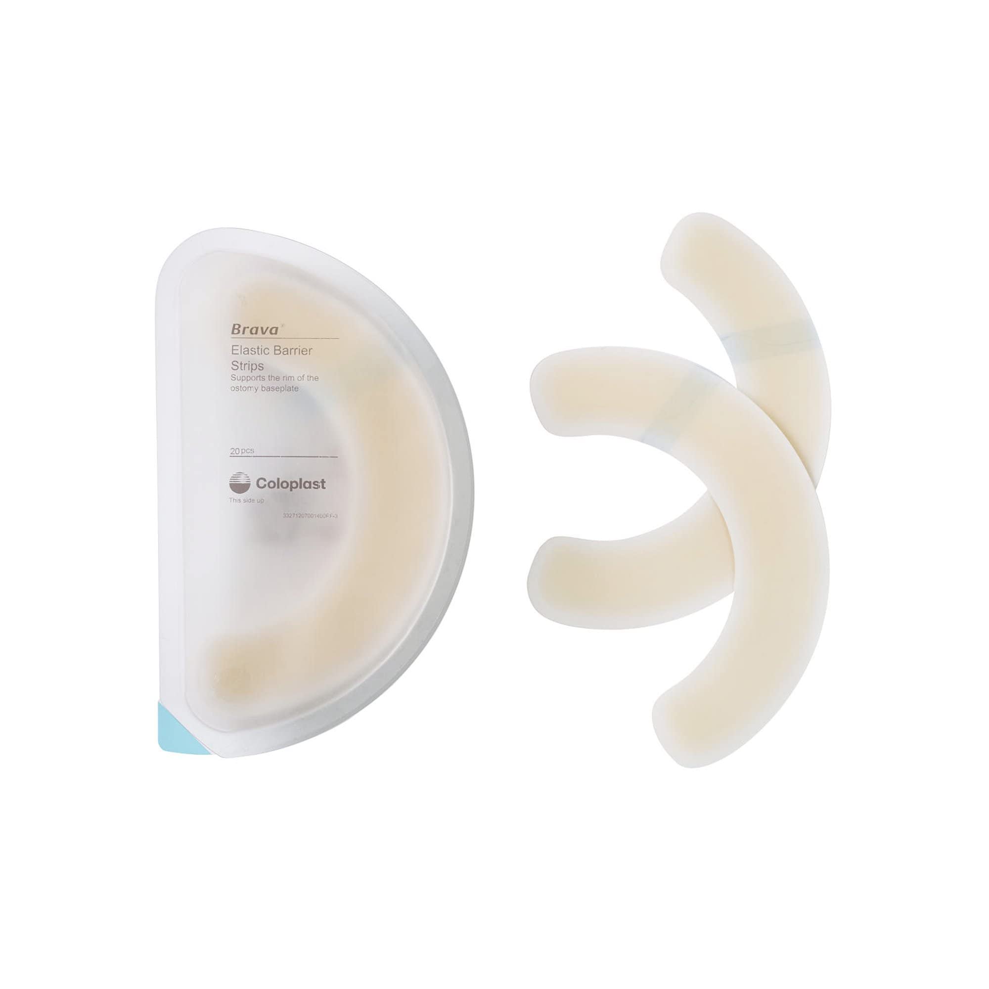 Coloplast Brava Elastic Barrier Strips stay secure with movement.