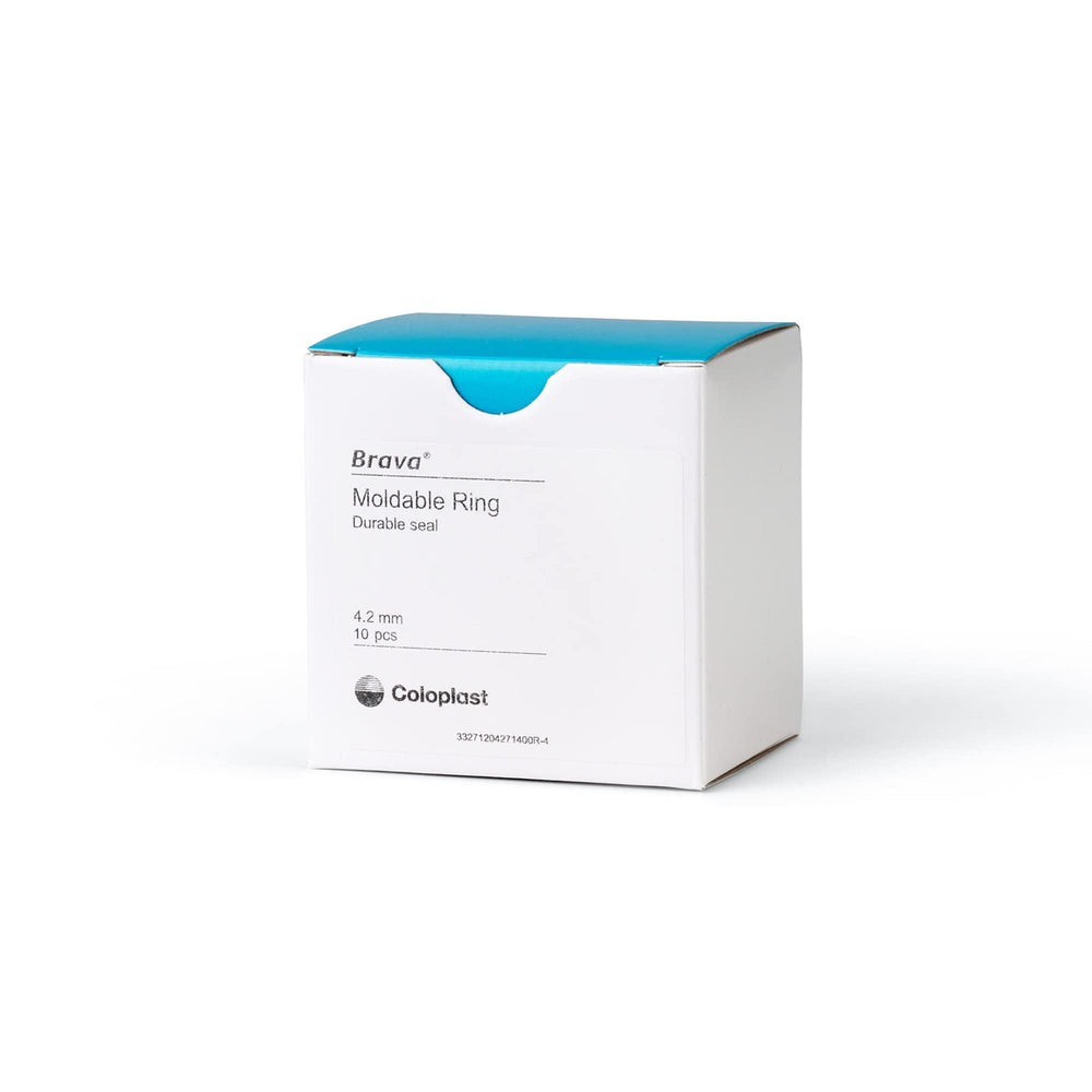Coloplast Brava thick ring helps build flexible convexity around the stoma for contouring.