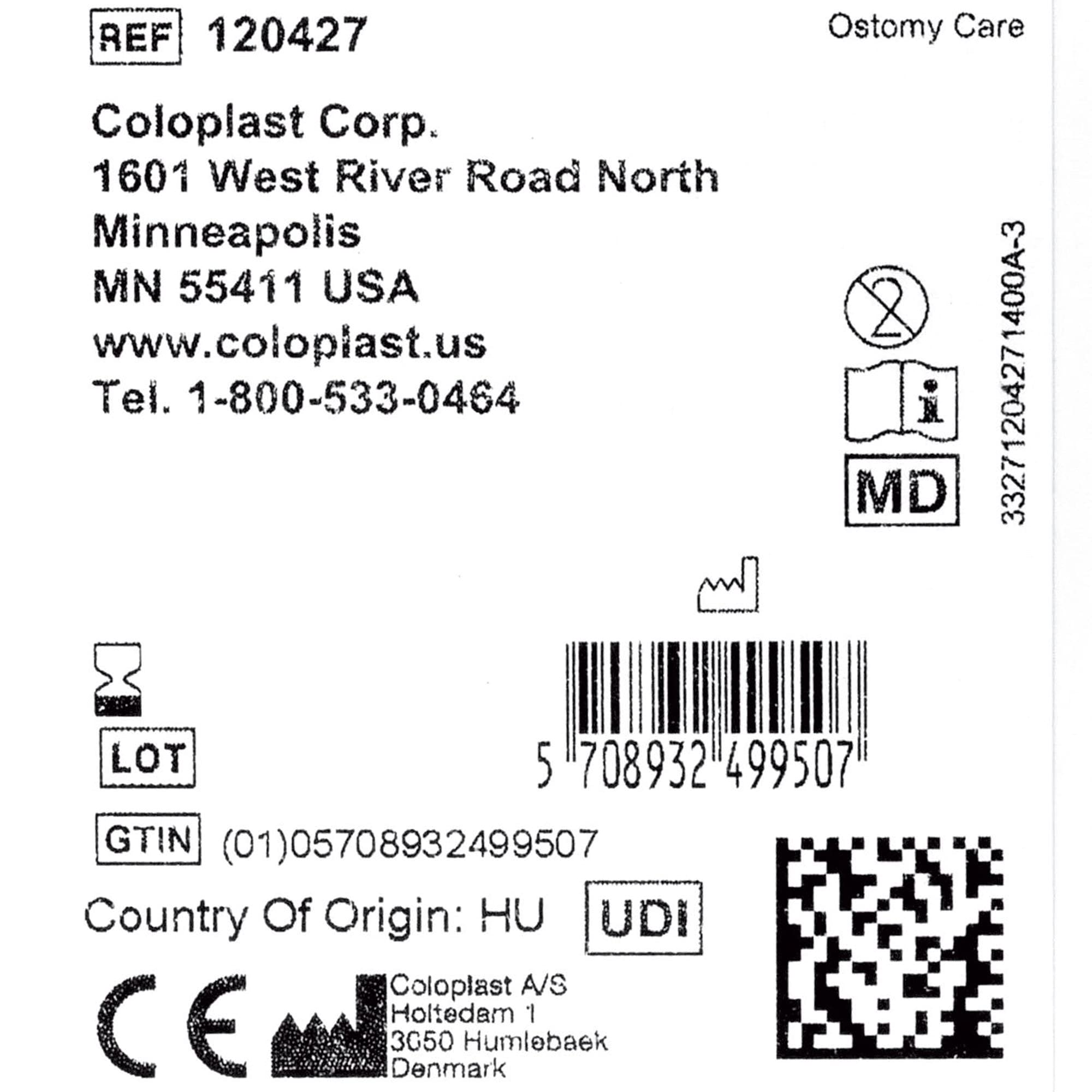 Coloplast Brava thick barrier ring helps create a level pouching surface on irregular skin.