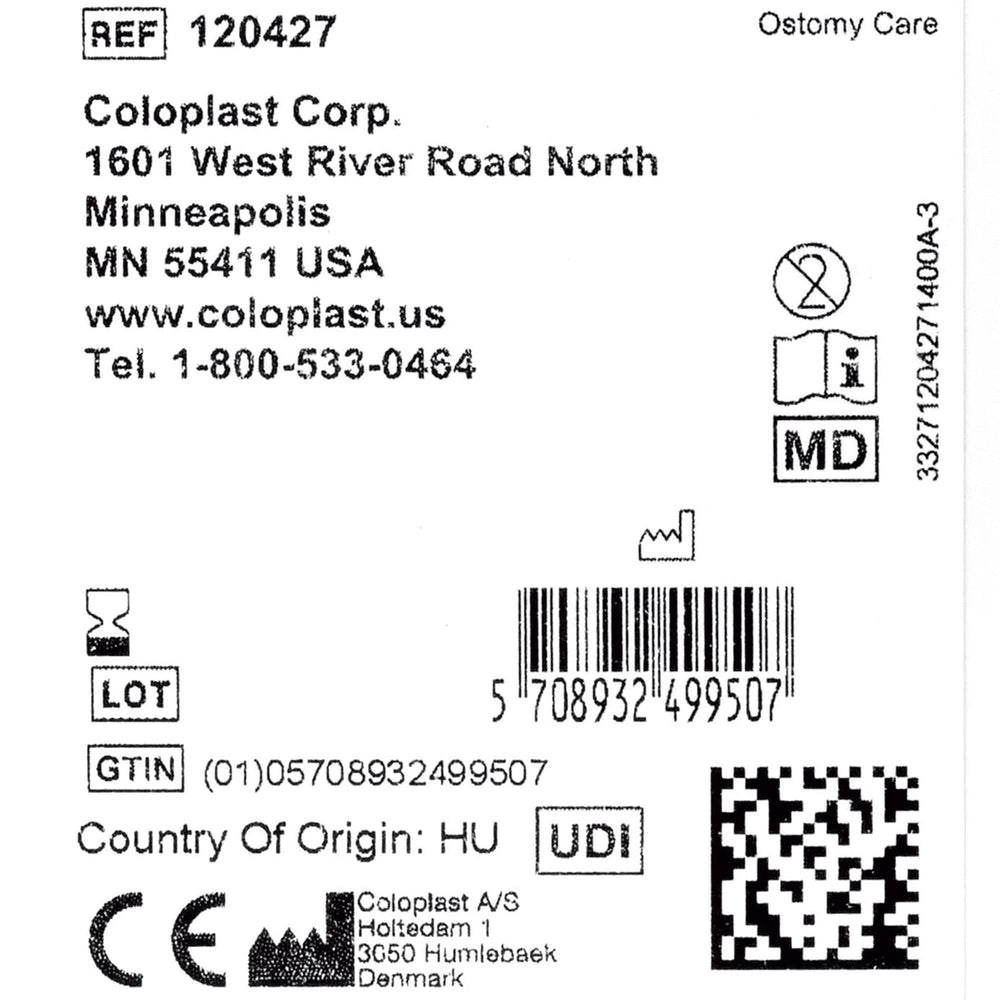 Coloplast Brava thick barrier ring helps create a level pouching surface on irregular skin.