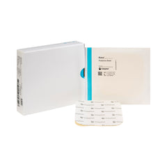 Coloplast Brava 4x4 inch sheet close-up showing flexible skin barrier.