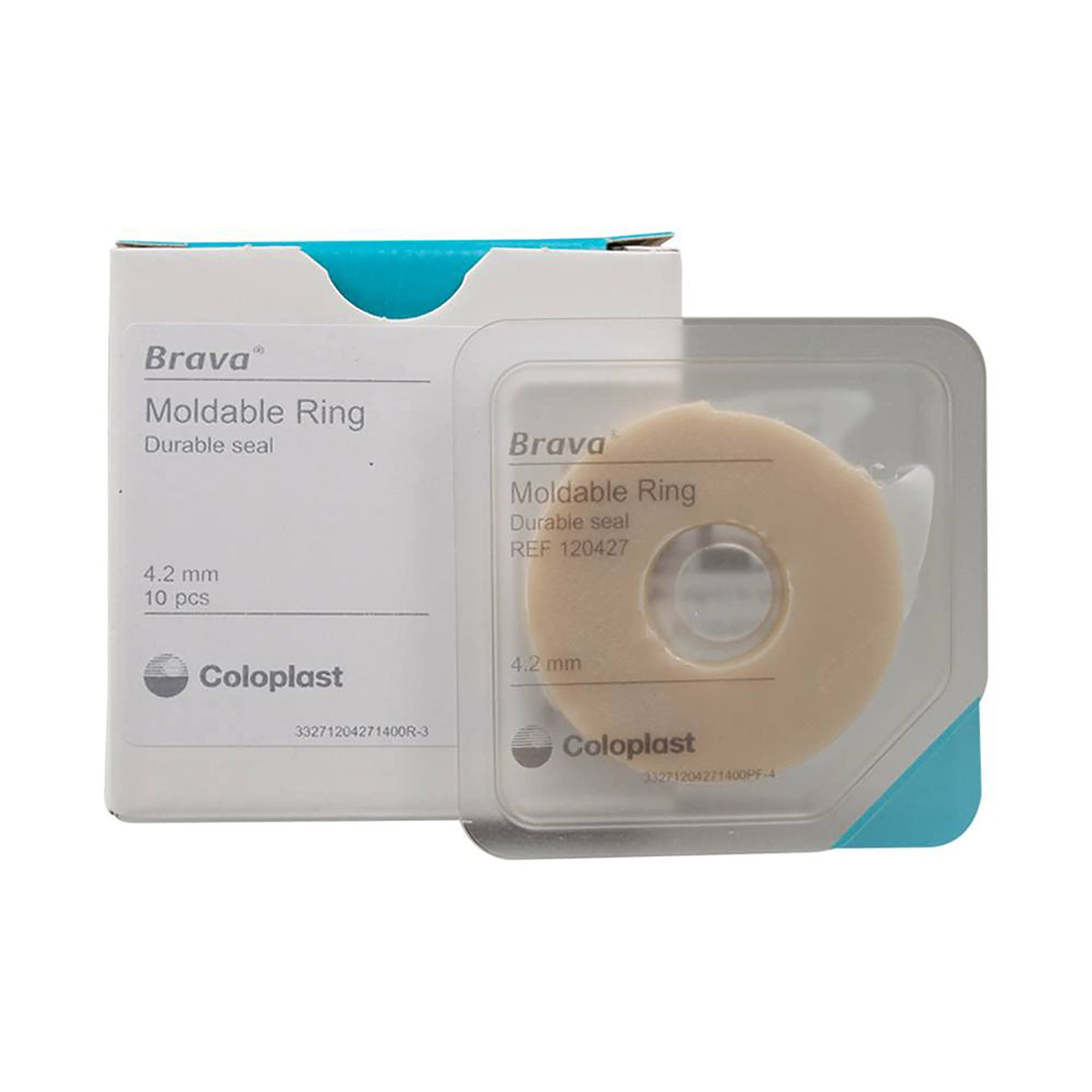 Coloplast Brava thick barrier ring 4.2 mm creates a stable seal around the stoma.