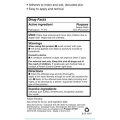 Coloplast Critic-Aid Clear Barrier Ointment being applied smoothly to sensitive skin.