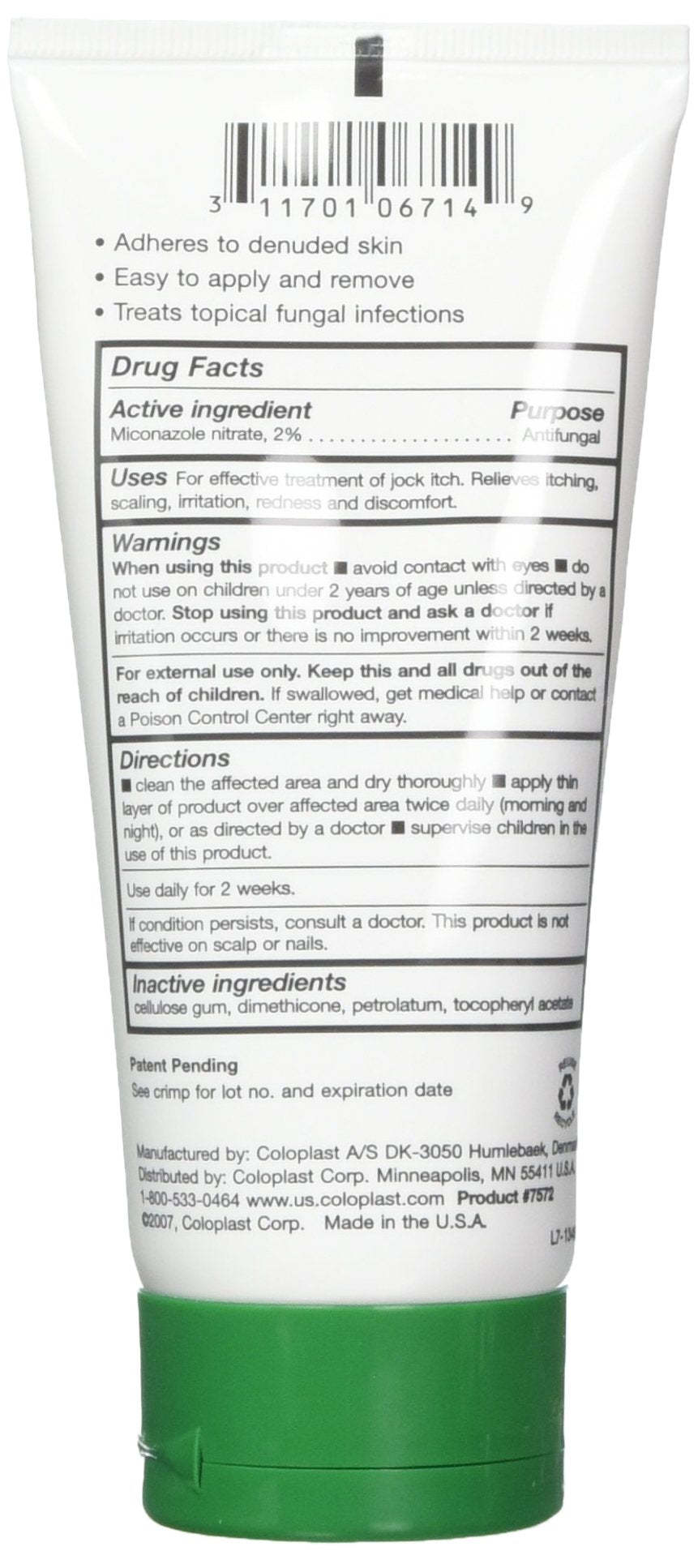 Coloplast Critic-Aid Clear Barrier close-up showing transparent protective layer.