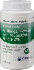 Close-up of Coloplast Micro-Guard bottle cap with secure seal.