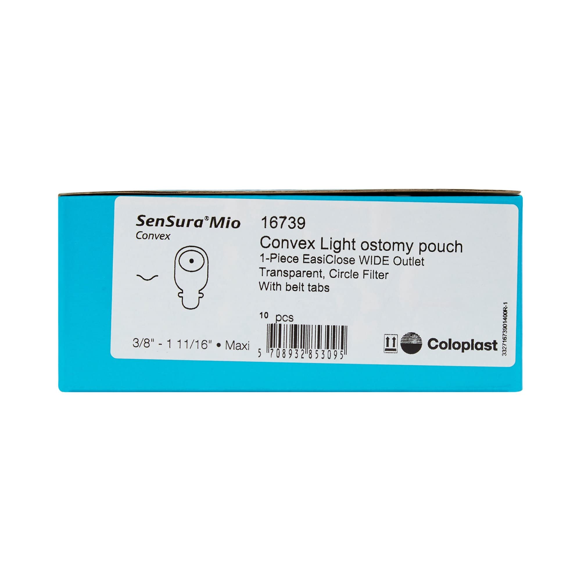 Coloplast SenSura Mio 11-inch length pouches for extended wear and discreet profile