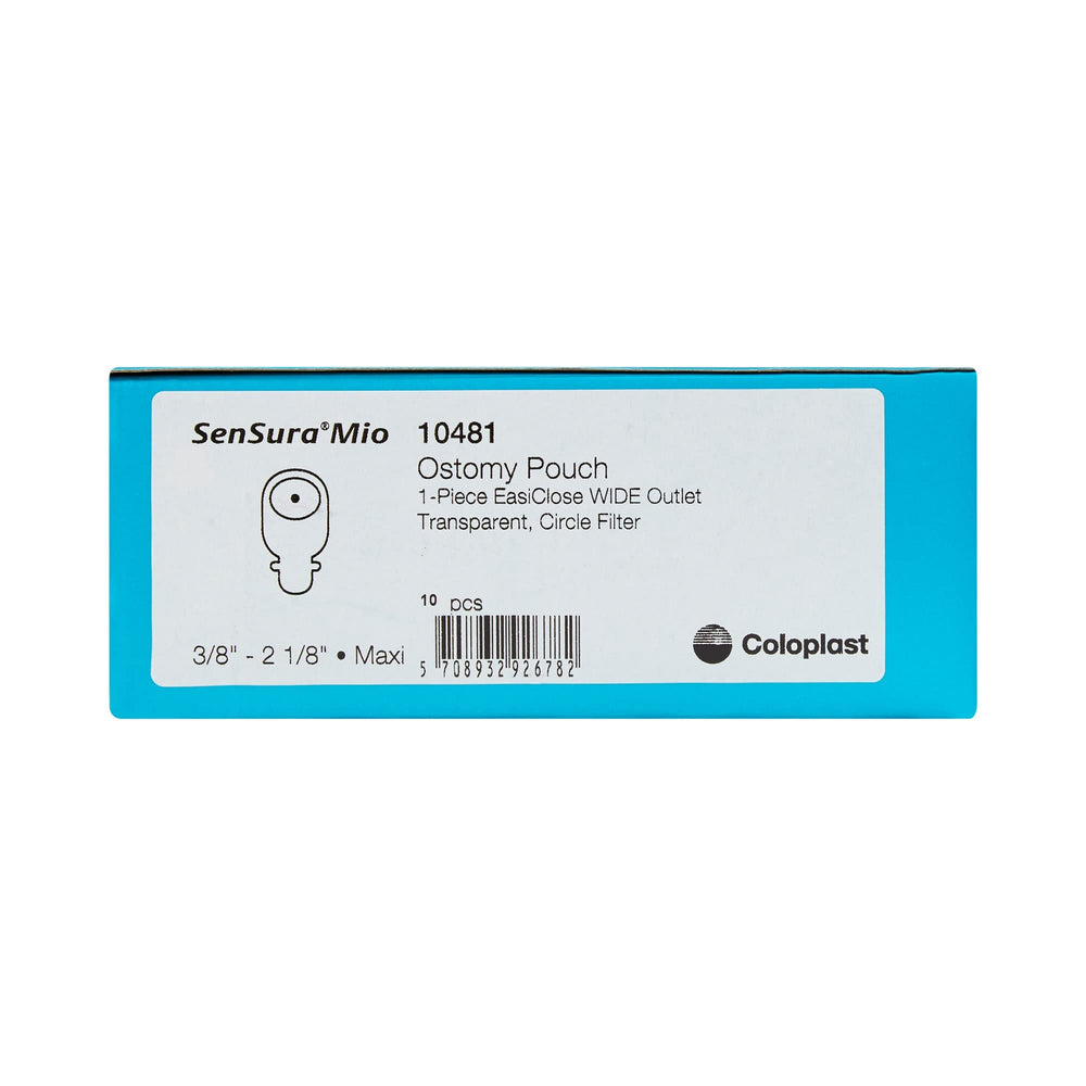 Coloplast SenSura Mio full-circle filter supports moisture management.