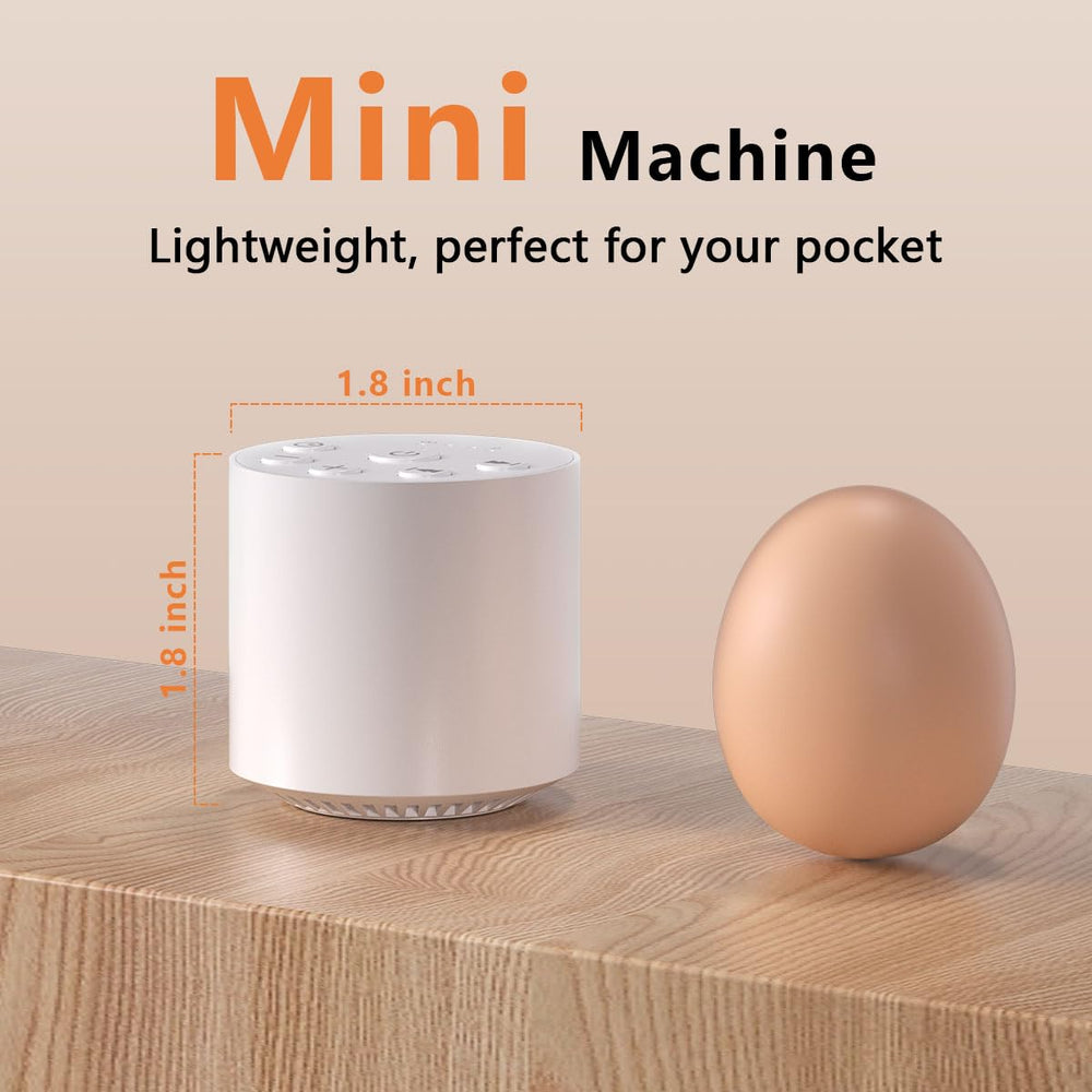 Color Noise Sleep Sound Machine with 32 volume levels for customizable sleep ambiance.