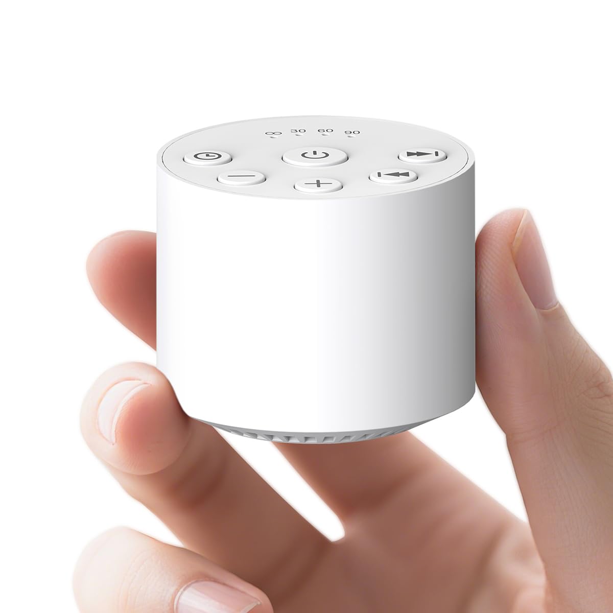 Color Noise Sleep Sound Machine on a bedside table for easy nightly use.