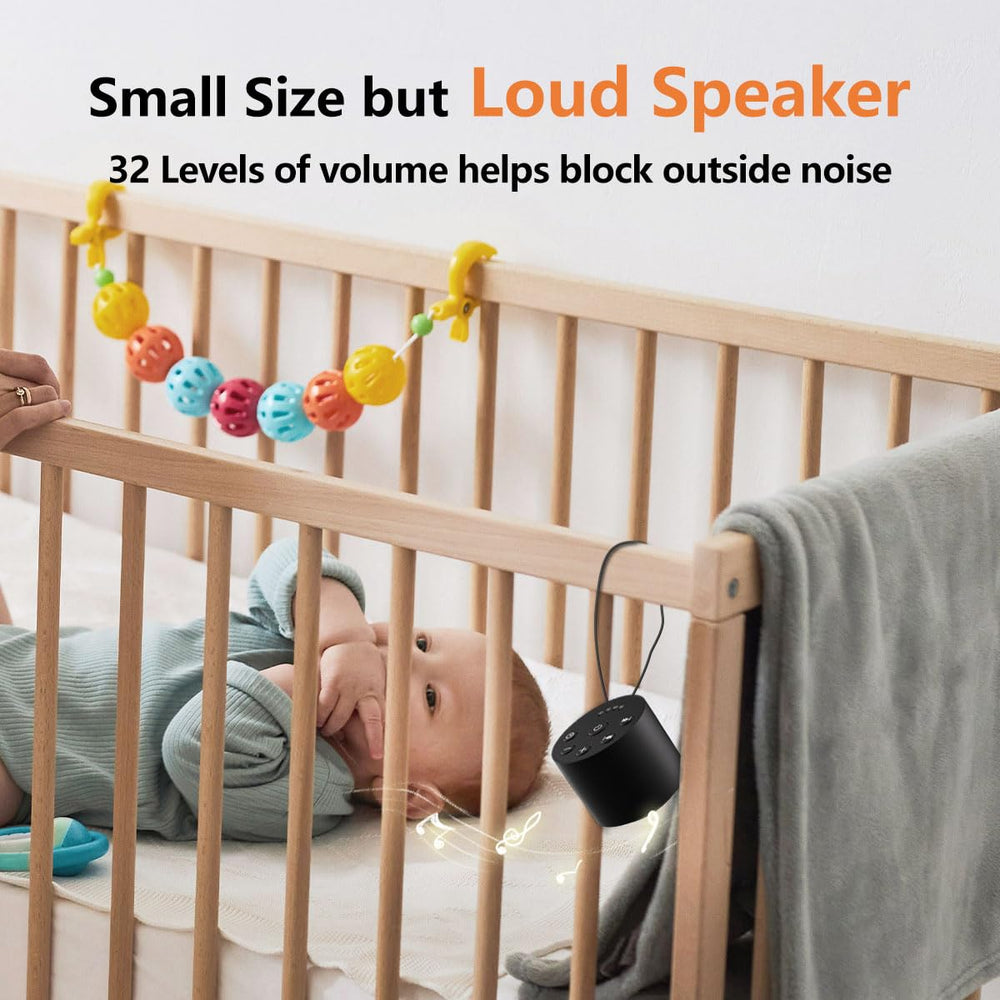 Color Noise Sleep USB charging for flexible power options.