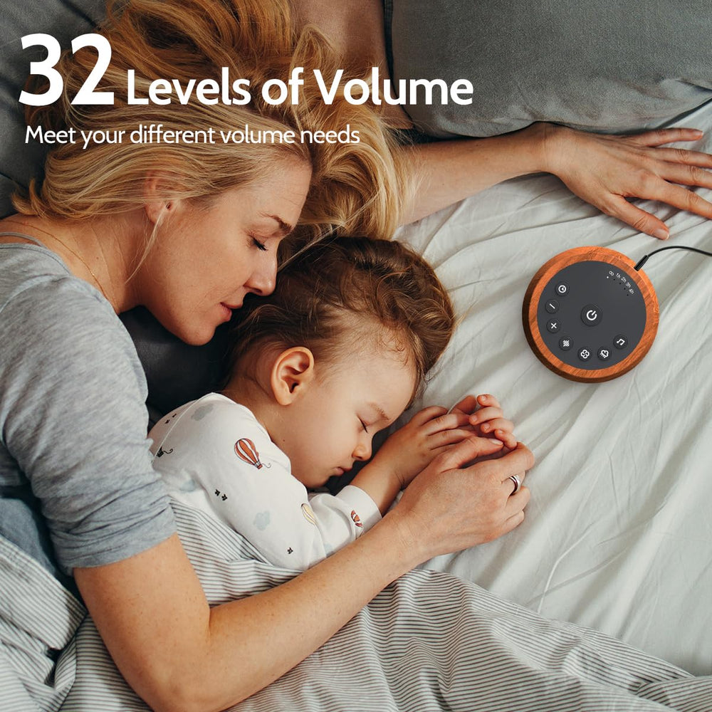 Color Noise Sleep wood ambient-light controls illustrate mood lighting options.