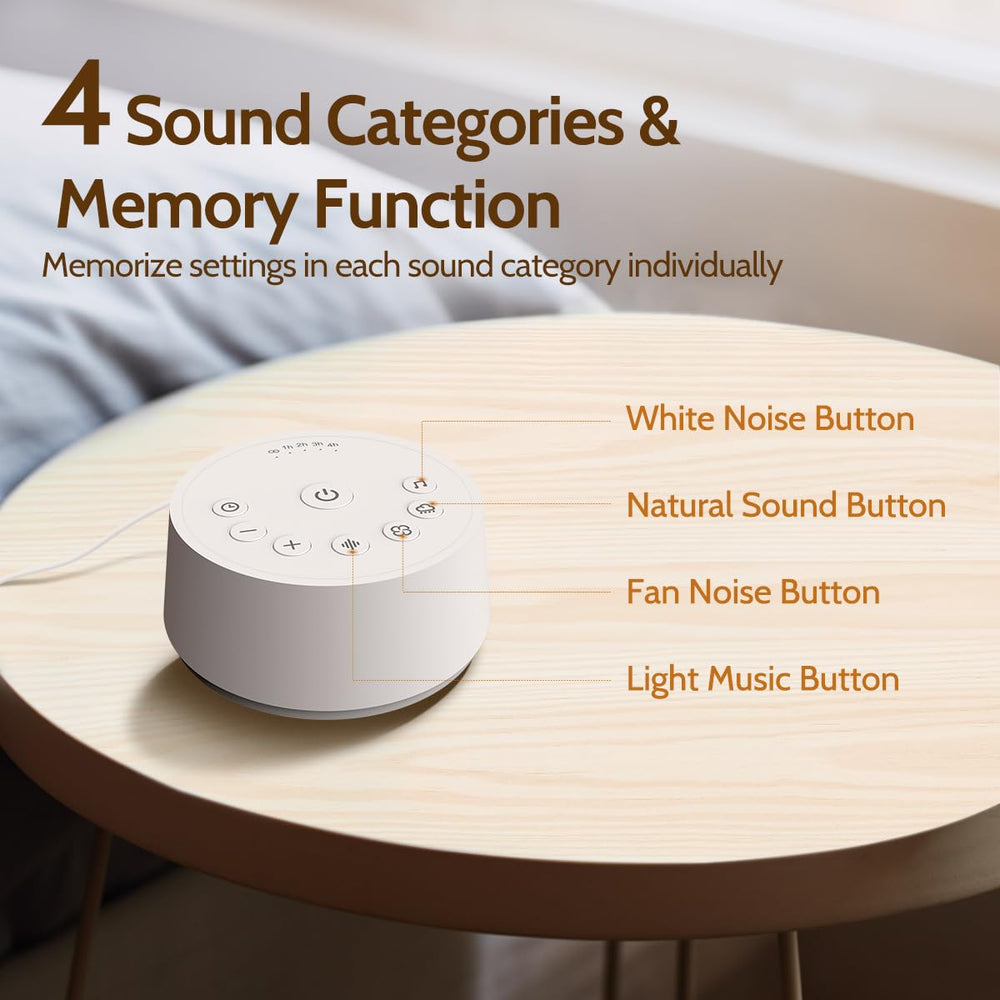 Color Noise sound machine ambient light view illustrating soothing glow for kids' bedtime routines