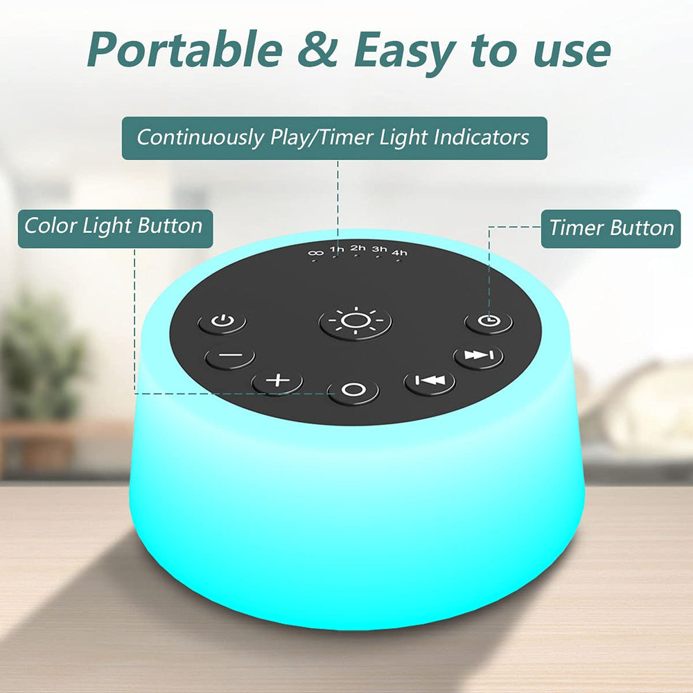 Color Noise memory function saves last settings for quick use.