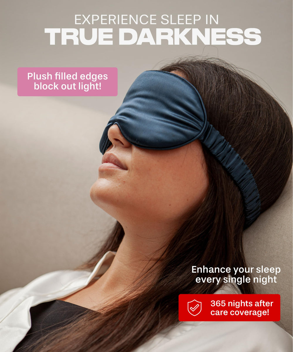SUNDAYSILKS travel sleep mask is washable and travel-friendly for on-the-go rest