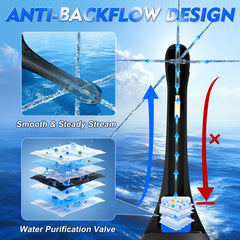 ColorfulParadise valve system with water purification feature