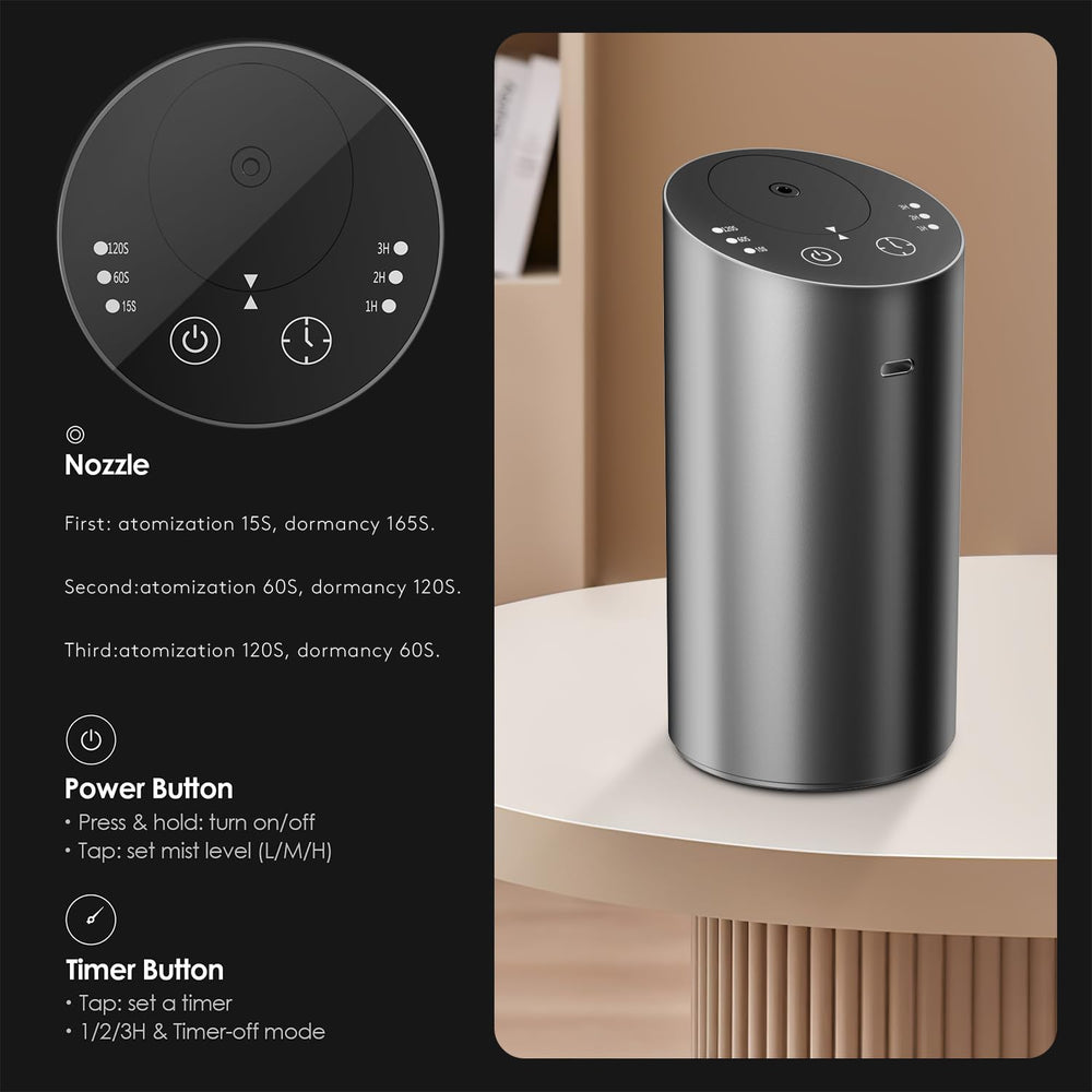ColorSavvy diffuser operates quietly for peaceful driving
