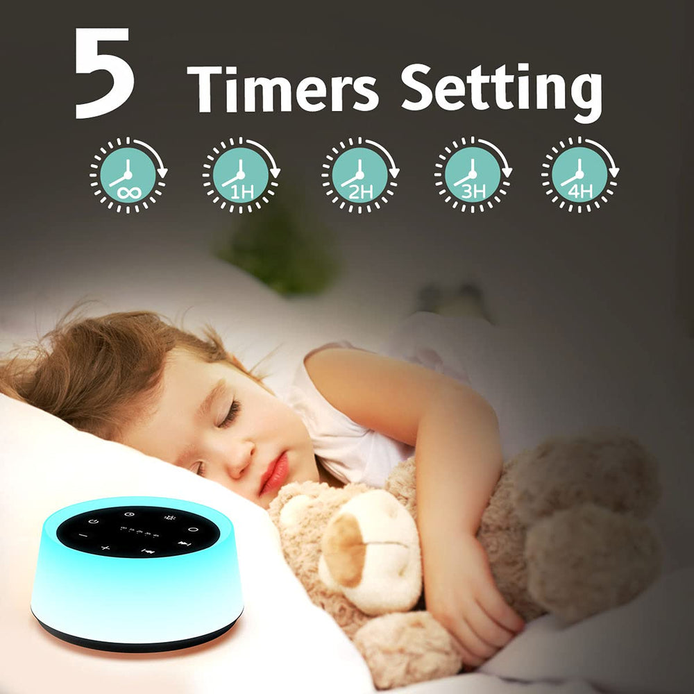 Five timer options plus continuous play help tailor the session.