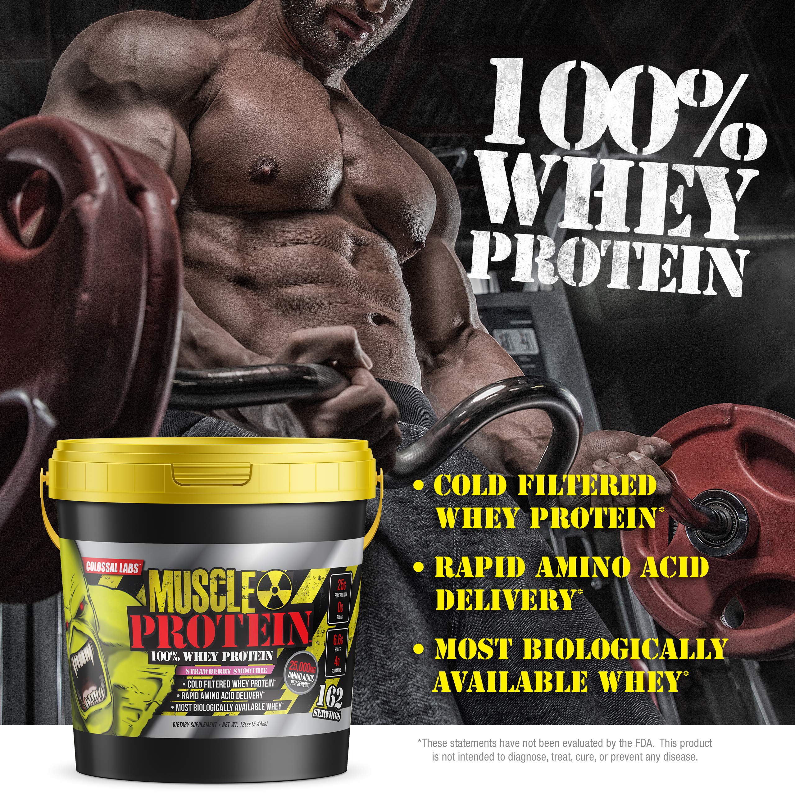 COLOSSAL LABS Cookies & Cream shake demonstrating smooth mixability and creamy texture