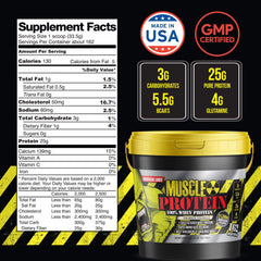 COLOSSAL LABS Muscle Whey Vanilla mix in milk for quick protein
