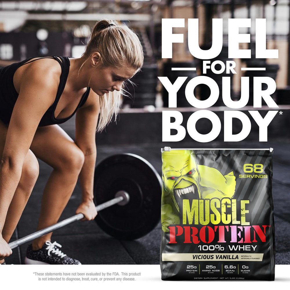 Colossal Labs whey protein powder 5lb chocolate scoop ready for shakes