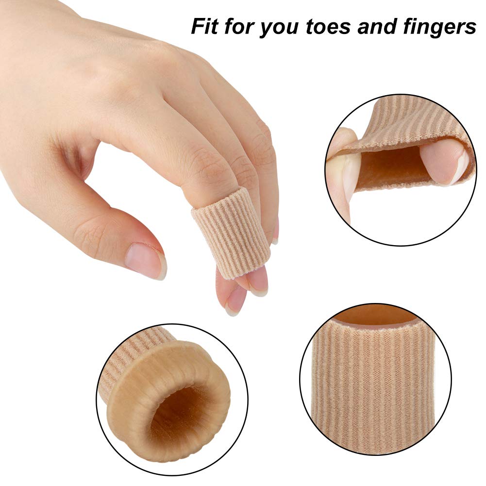 Colovis toe cushion tubes use soft, breathable gel material for flexible wear