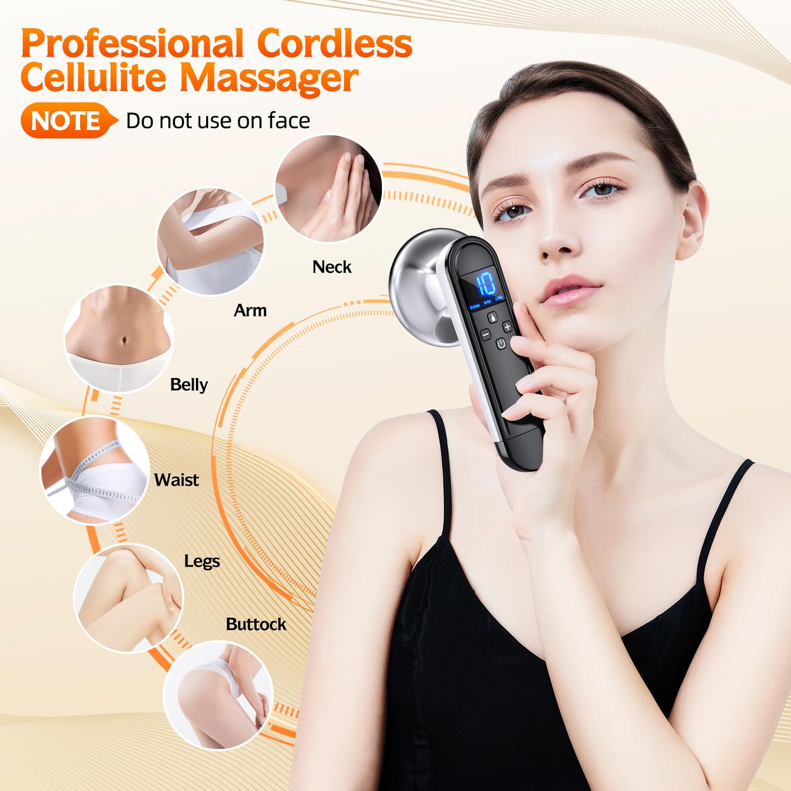 COMEBY Body Sculpting Machine compact design demonstrates portability and ease of storage.