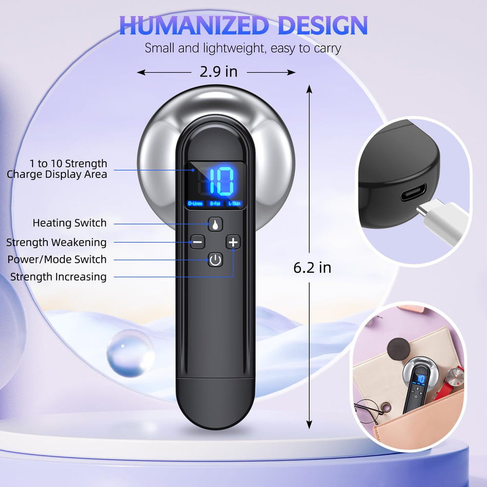 COMEBY Body Sculpting Machine shows massage action for targeted tissue comfort.
