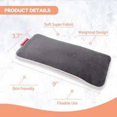 Funda suave y lavable de la almohada ocular para mayor comodidad.