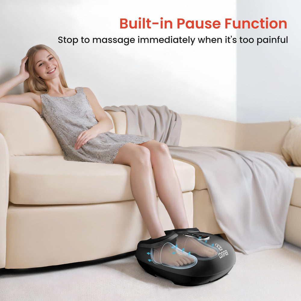 COMFIER 2025 replaceable foot covers simplify cleaning and sharing.