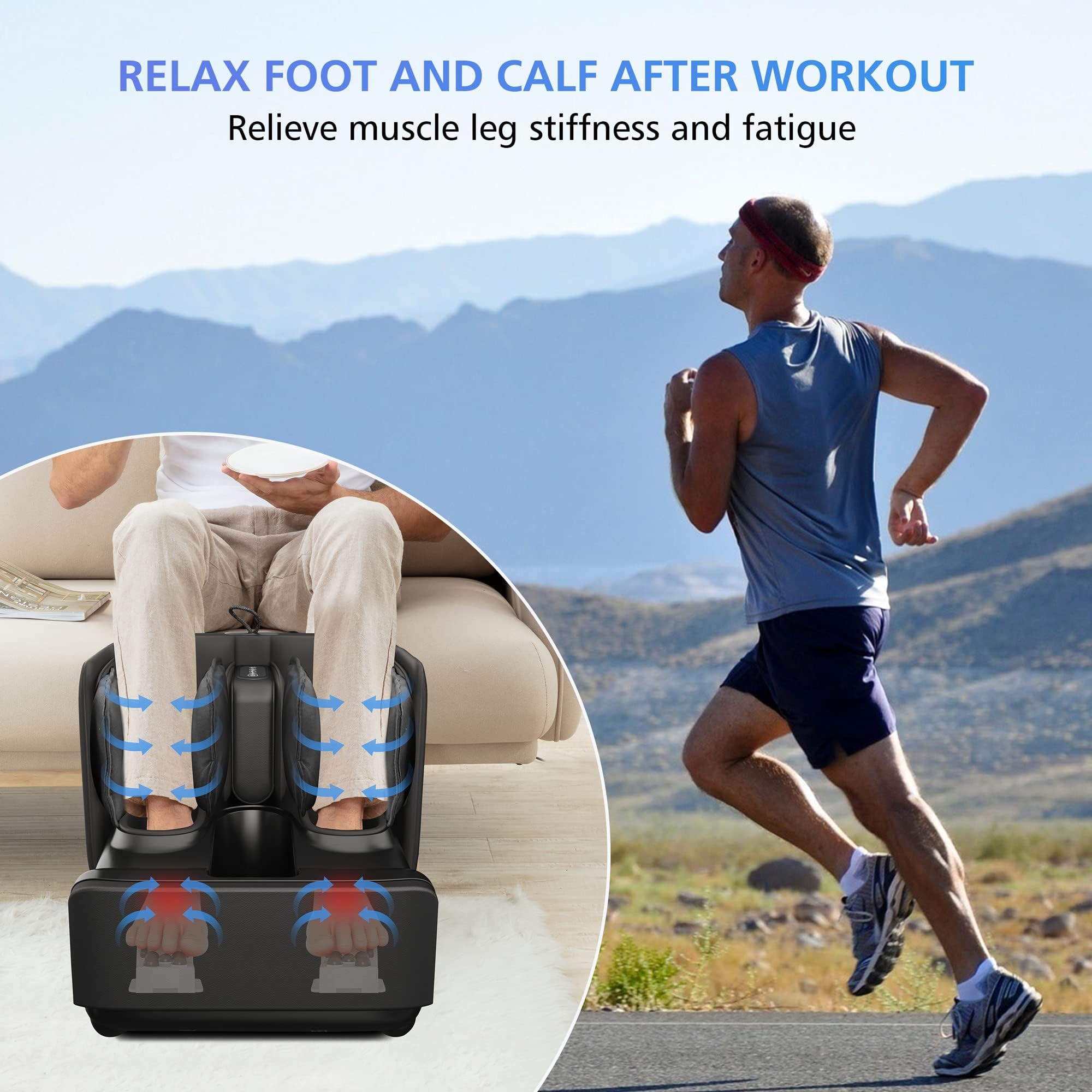 COMFIER adjustable support bar creates a comfortable 20-degree incline