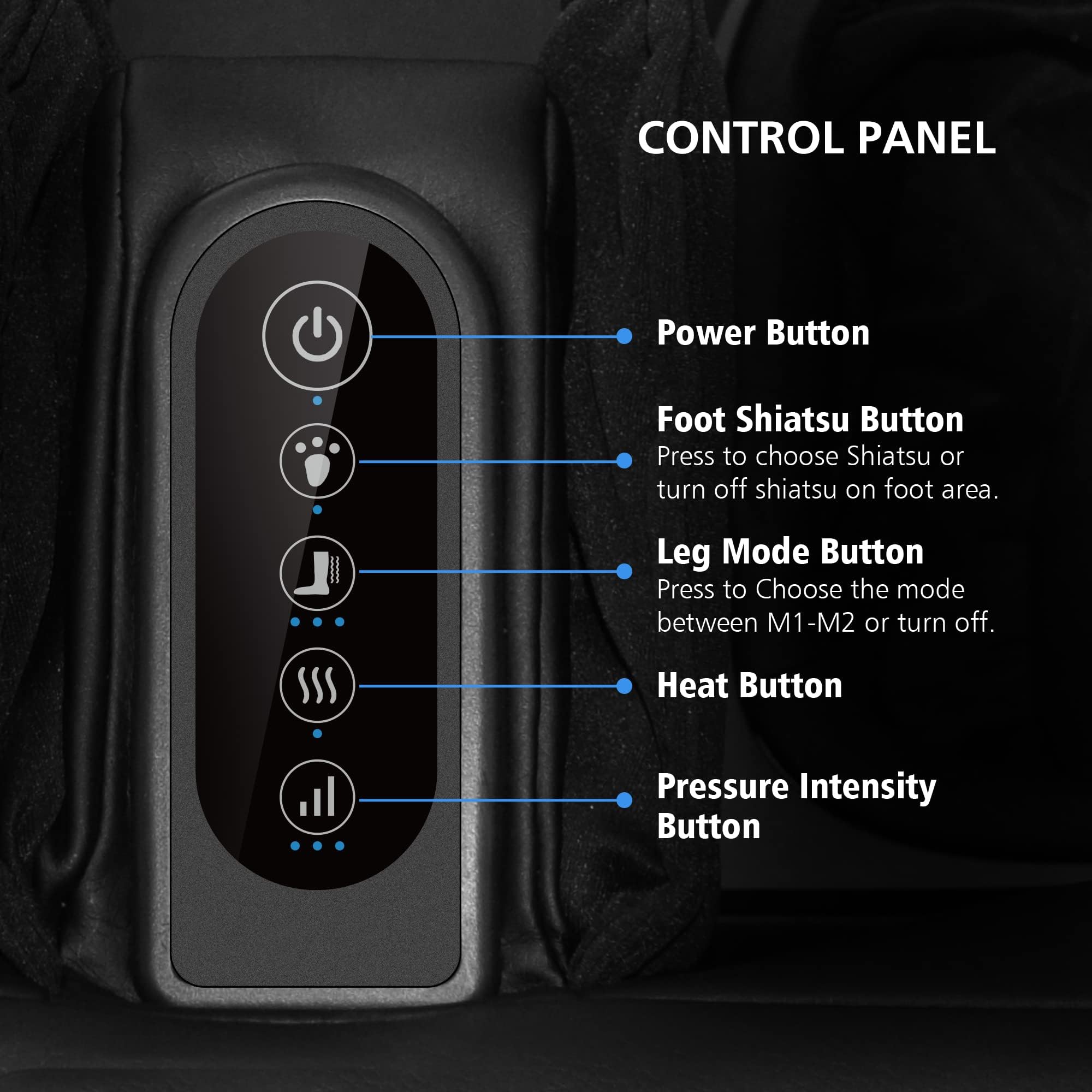 COMFIER auto shut-off after 15 minutes for safe, short sessions
