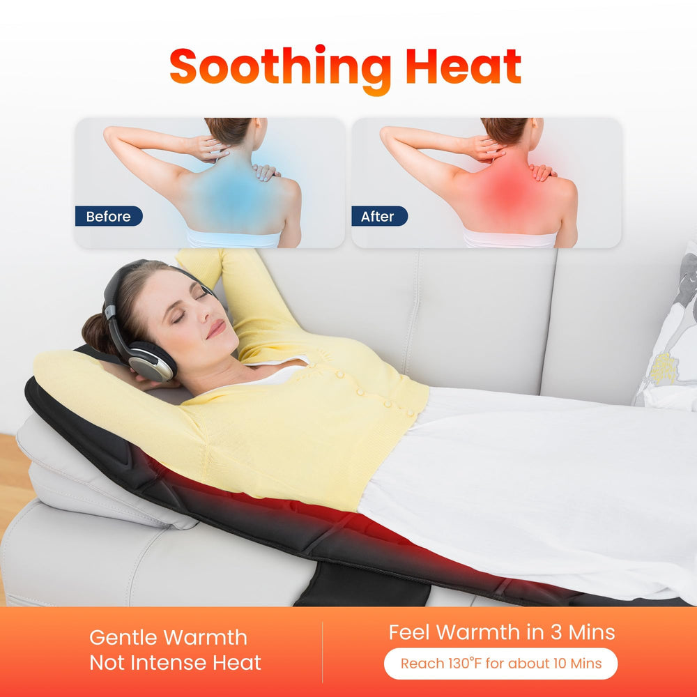 COMFIER back-lumbar massage targets the lower spine for comfort
