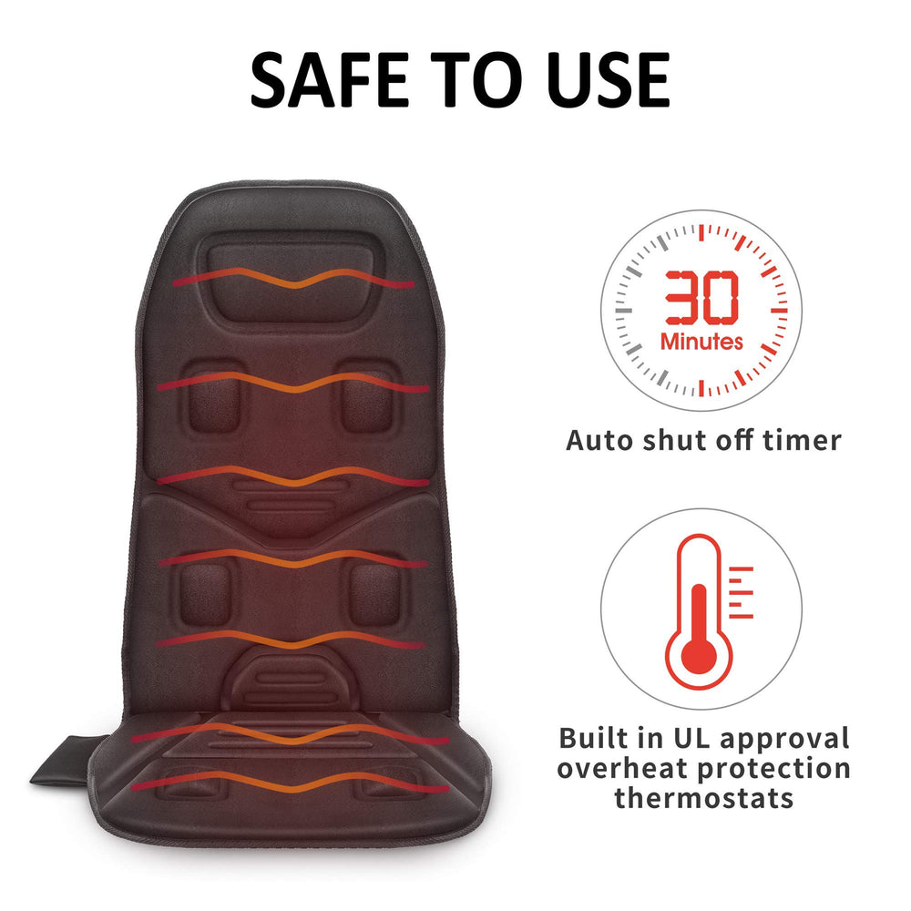 COMFIER massager in use on an office chair for daily relaxation.