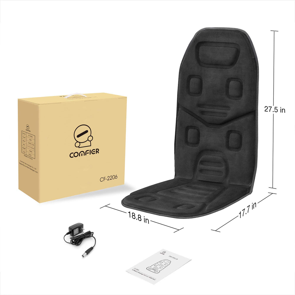 COMFIER safety features include auto shut-off and overheating protection.