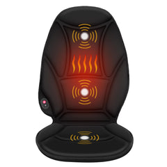 COMFIER back massager with heat on delivers gentle warmth for relaxing tired muscles.