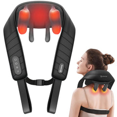 COMFIER cordless neck massager with heat for on-the-go relief