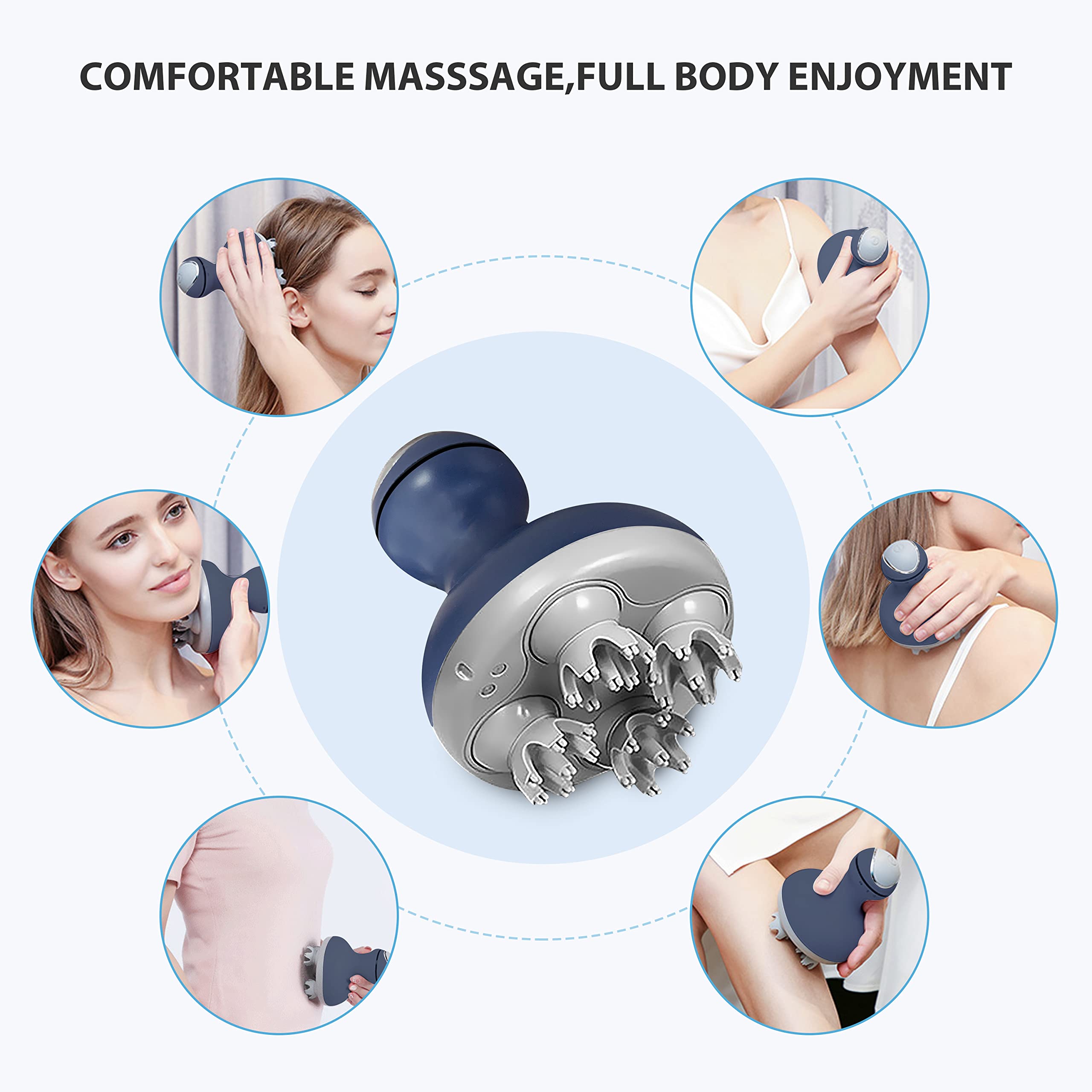 COMFIER massager used in shower thanks to IPX-7 waterproof design