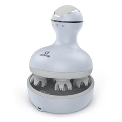 COMFIER electric scalp massager close-up showing 84 nodes for deep kneading
