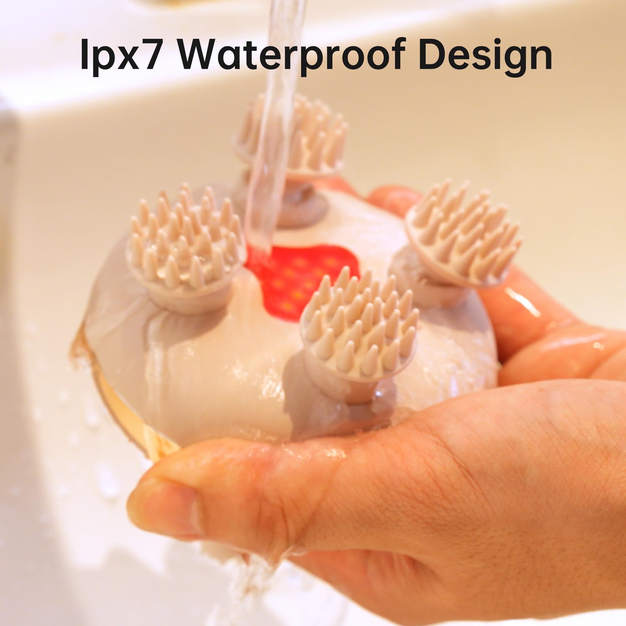 COMFIER Ergonomic silicone handle reduces hand fatigue during use.