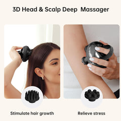COMFIER ergonomic silicone handle reduces grip strain during massages.