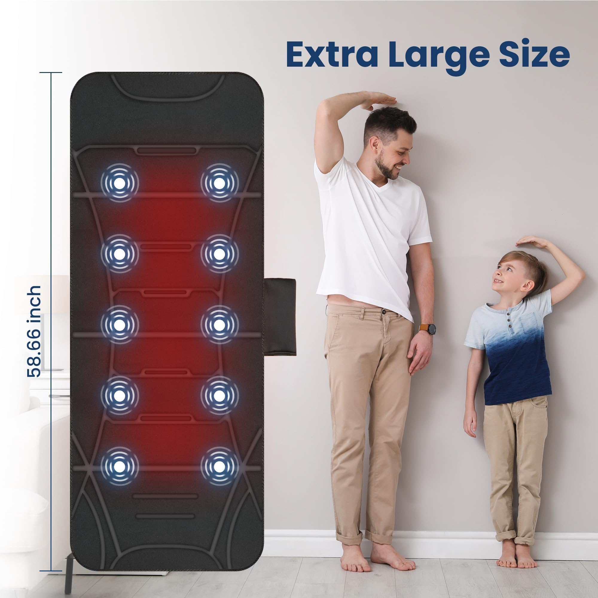 COMFIER foldable-design-massage-mat stores easily and travels well