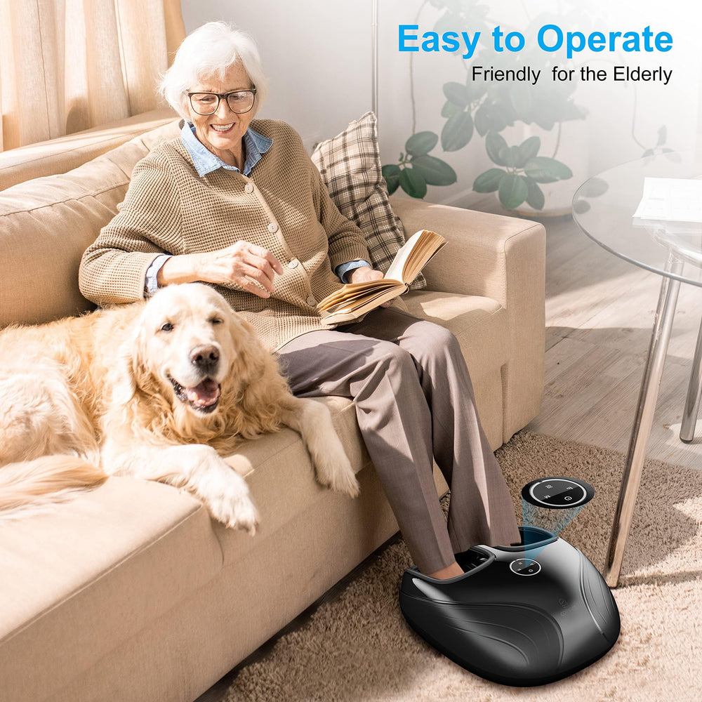 COMFIER foot massager with adjustable compression settings for customizable comfort